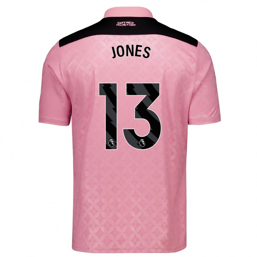 Danxen Kinderen Josh Jones #13 Lichtroze Zwart Uitshirt Uittenue 2026/27 T-Shirt België