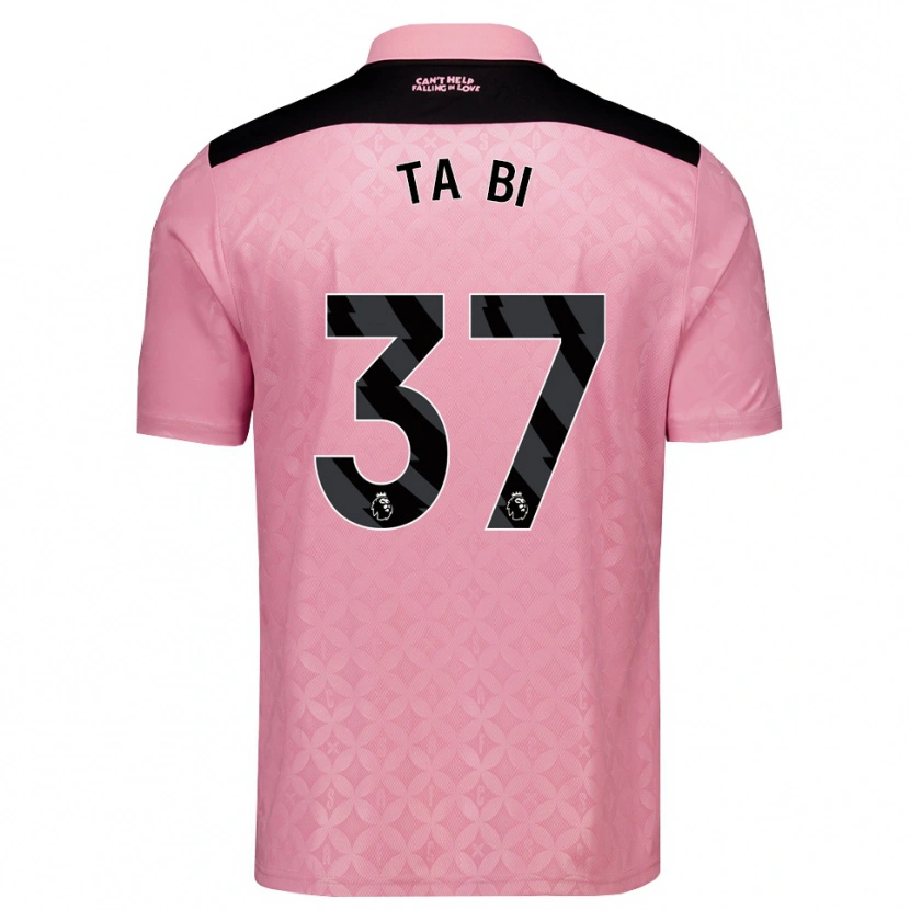 Danxen Kinderen Jocelin Ta Bi #37 Lichtroze Zwart Uitshirt Uittenue 2026/27 T-Shirt België