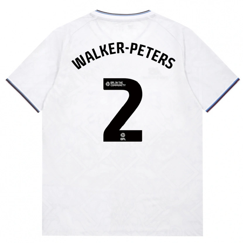 Danxen Kinderen Kyle Walker-Peters #2 Bordeaux Wit Uitshirt Uittenue 2026/27 T-Shirt België