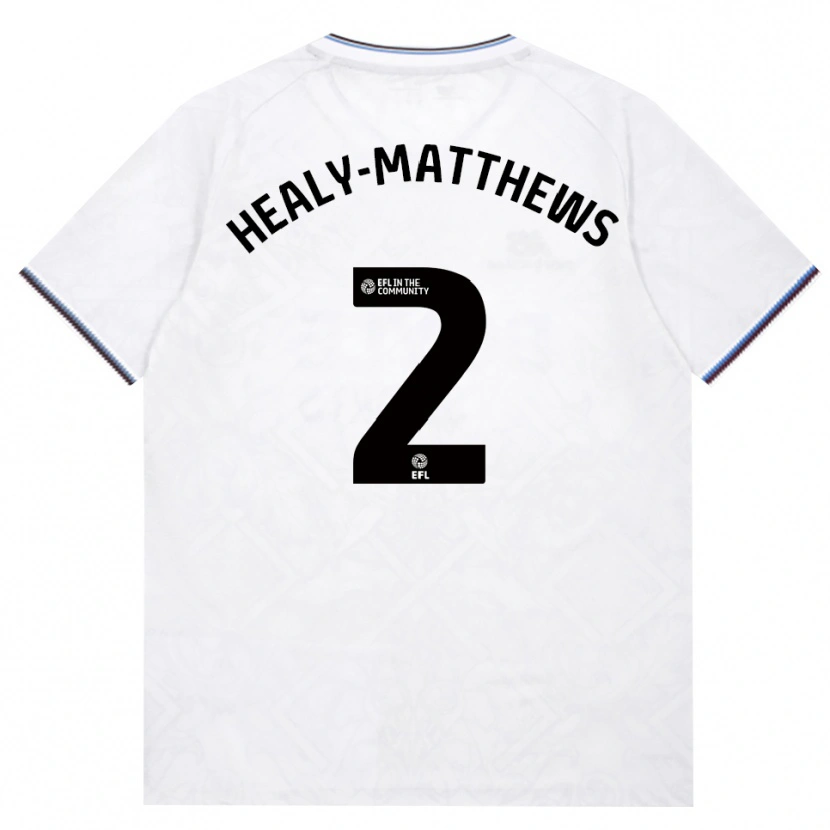 Danxen Kinderen Kyle Healy-Matthews #2 Bordeaux Wit Uitshirt Uittenue 2026/27 T-Shirt België