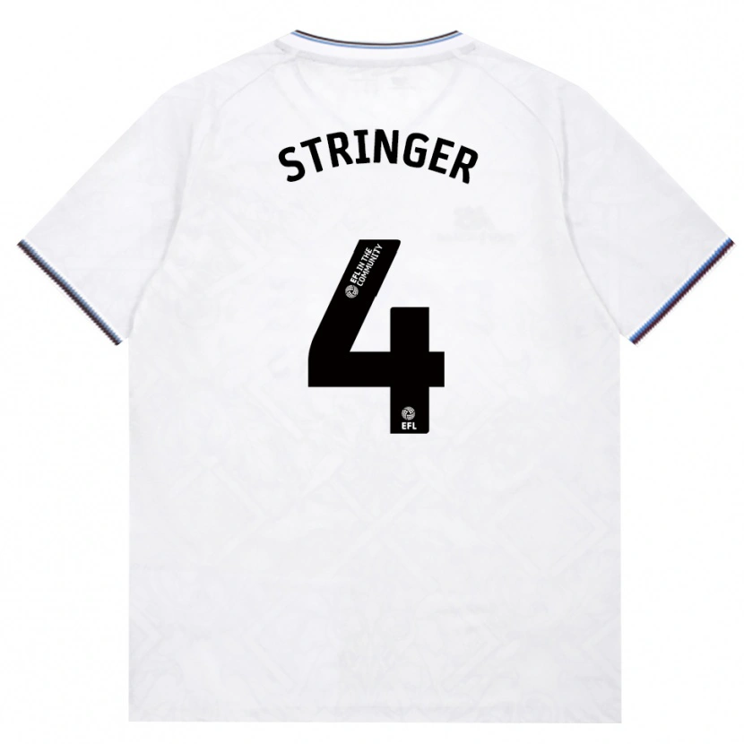 Danxen Kinderen Abbey Leigh Stringer #4 Bordeaux Wit Uitshirt Uittenue 2026/27 T-Shirt België