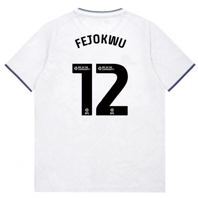 Danxen Kinderen Emmanuel Fejokwu #12 Bordeaux Wit Uitshirt Uittenue 2026/27 T-Shirt België