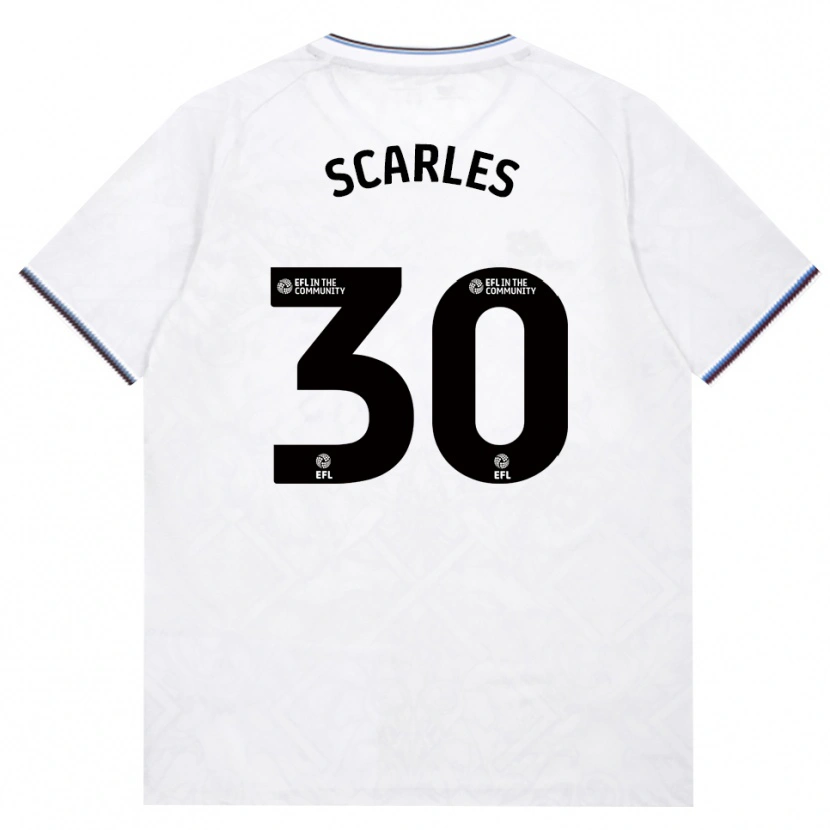 Danxen Kinderen Oliver Scarles #30 Bordeaux Wit Uitshirt Uittenue 2026/27 T-Shirt België