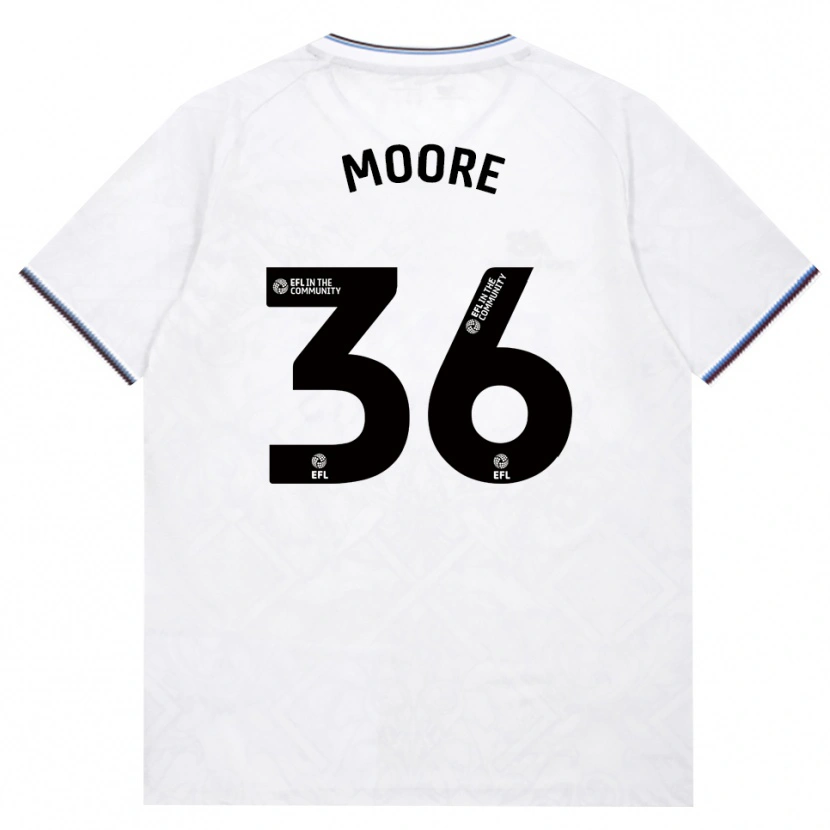 Danxen Kinderen Sean Moore #36 Bordeaux Wit Uitshirt Uittenue 2026/27 T-Shirt België