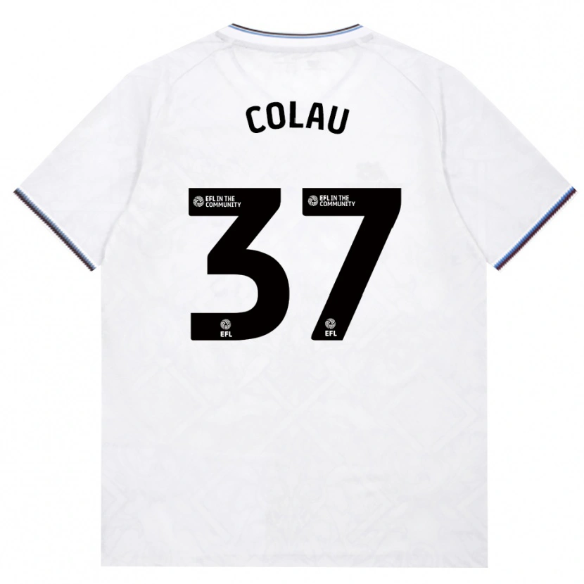 Danxen Kinderen Dimitri Colau #37 Bordeaux Wit Uitshirt Uittenue 2026/27 T-Shirt België