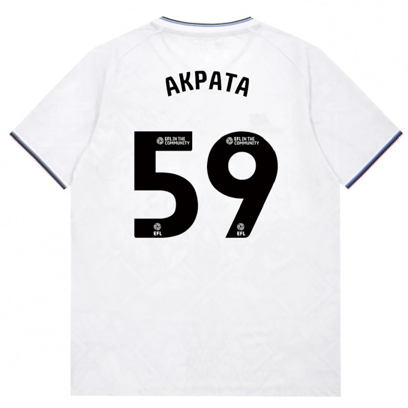 Danxen Kinderen Tyron Akpata #59 Bordeaux Wit Uitshirt Uittenue 2026/27 T-Shirt België