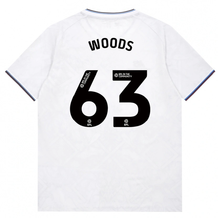 Danxen Kinderen Archie Woods #63 Bordeaux Wit Uitshirt Uittenue 2026/27 T-Shirt België