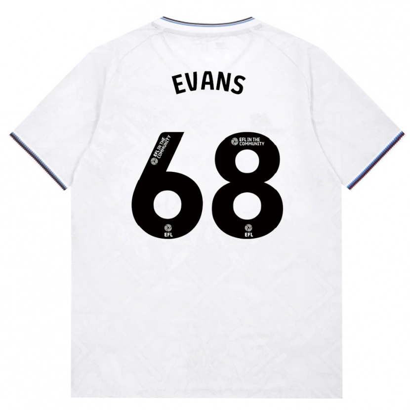Danxen Kinderen Isaac Evans #68 Bordeaux Wit Uitshirt Uittenue 2026/27 T-Shirt België