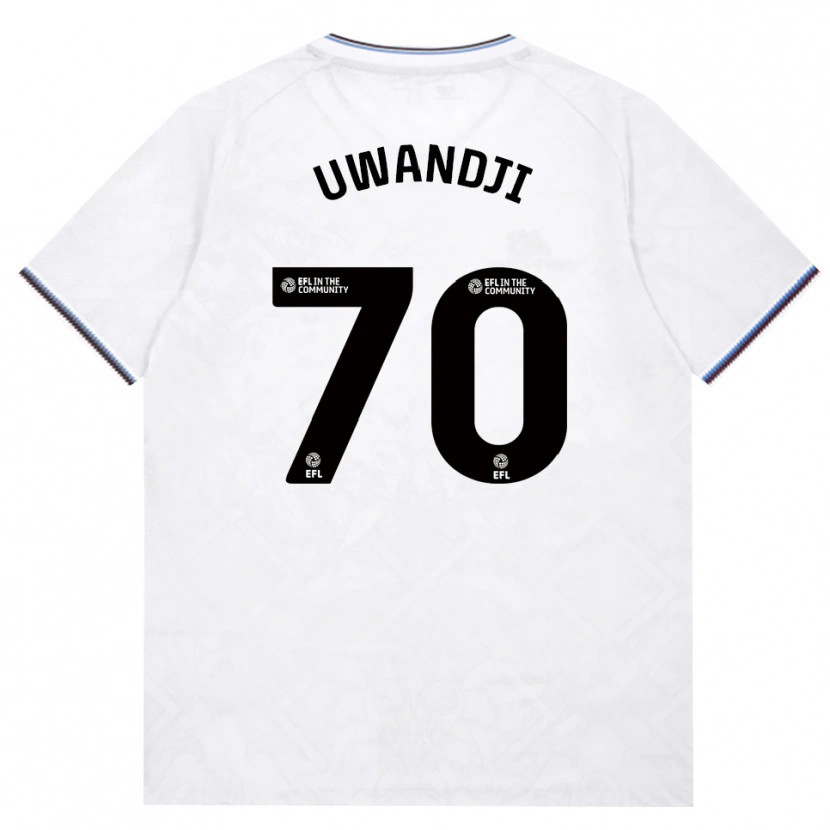 Danxen Kinderen Blaise Uwandji #70 Bordeaux Wit Uitshirt Uittenue 2026/27 T-Shirt België