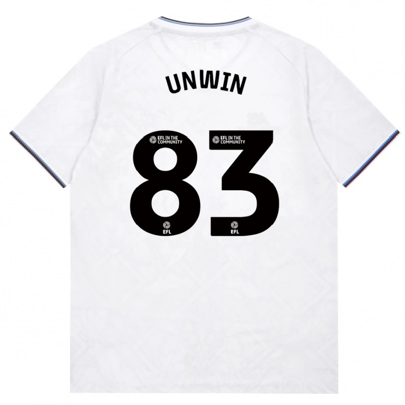 Danxen Kinderen Jonathan Unwin #83 Bordeaux Wit Uitshirt Uittenue 2026/27 T-Shirt België
