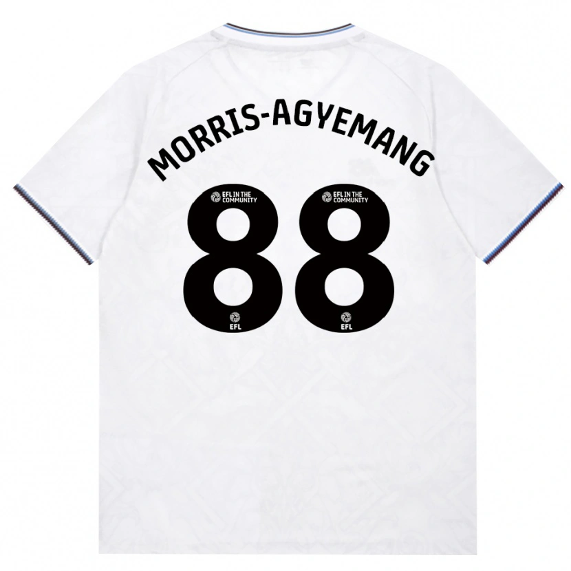 Danxen Kinderen Reggie Morris-Agyemang #88 Bordeaux Wit Uitshirt Uittenue 2026/27 T-Shirt België