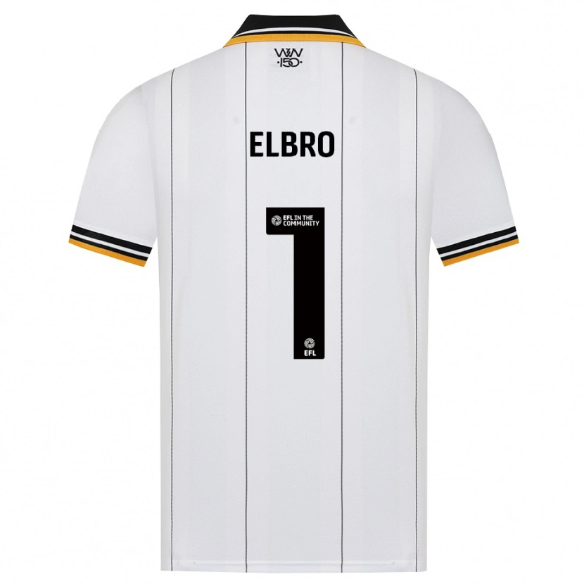 Danxen Kinderen Maddie Elbro #1 Oranje Wit Zwart Uitshirt Uittenue 2026/27 T-Shirt België