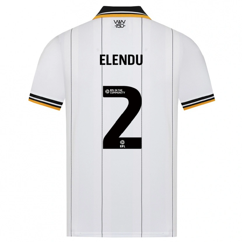 Danxen Kinderen Elvis Elendu #2 Oranje Wit Zwart Uitshirt Uittenue 2026/27 T-Shirt België
