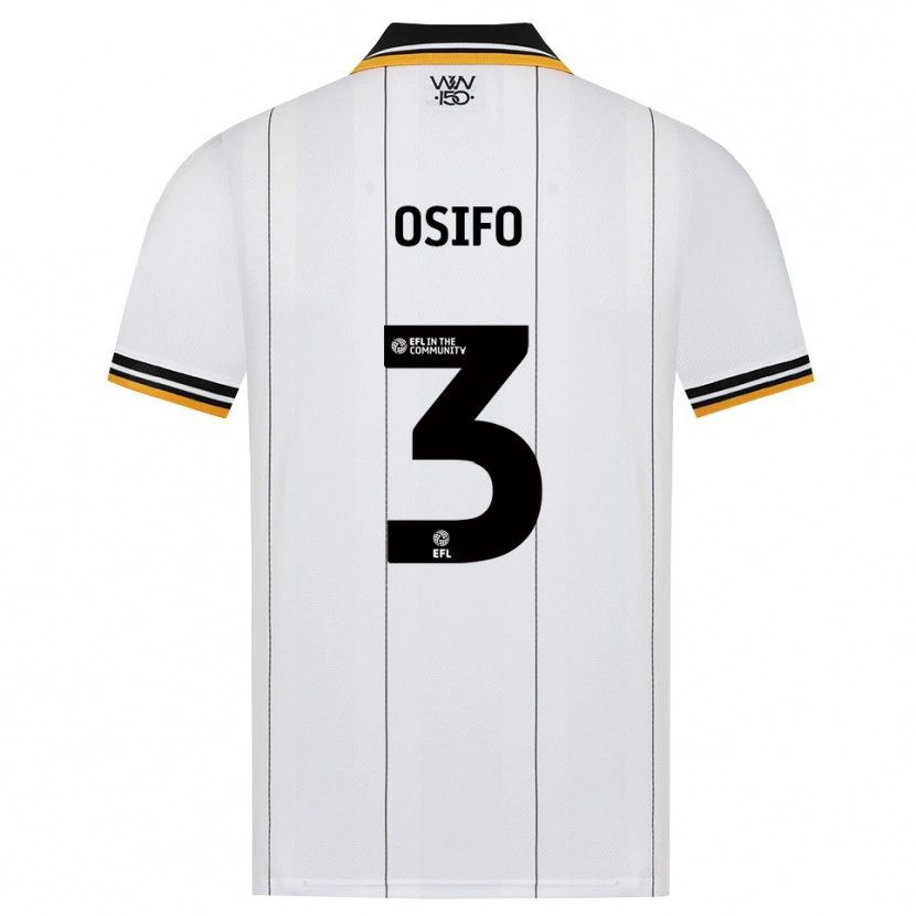 Danxen Kinderen David Osifo #3 Oranje Wit Zwart Uitshirt Uittenue 2026/27 T-Shirt België