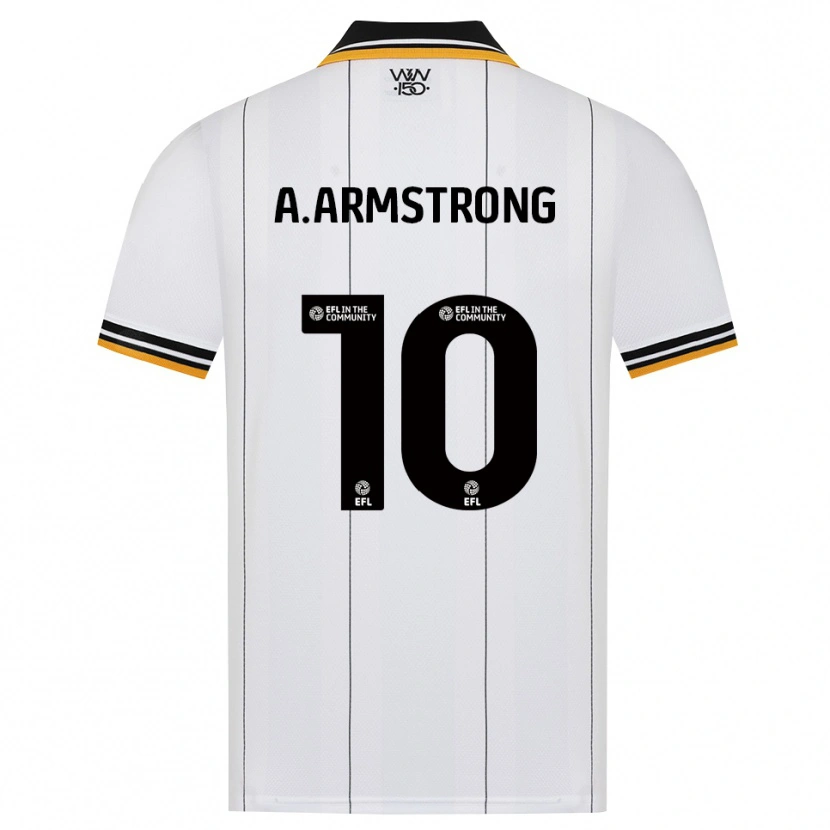 Danxen Kinderen Adam Armstrong #10 Oranje Wit Zwart Uitshirt Uittenue 2026/27 T-Shirt België