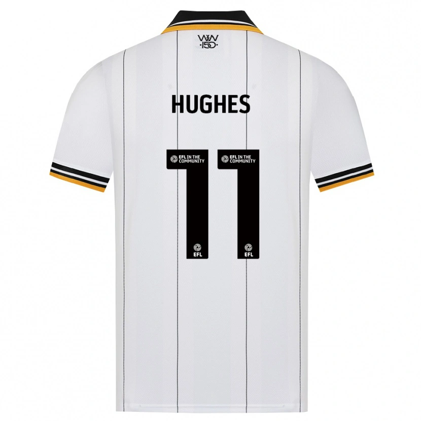 Danxen Kinderen Amber Hughes #11 Oranje Wit Zwart Uitshirt Uittenue 2026/27 T-Shirt België