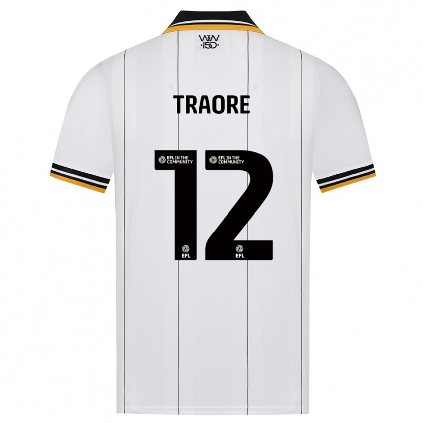 Danxen Kinderen Boubacar Traoré #12 Oranje Wit Zwart Uitshirt Uittenue 2026/27 T-Shirt België