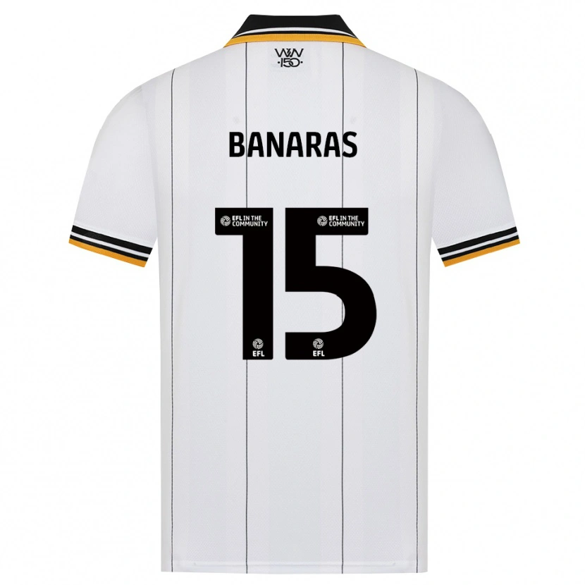 Danxen Kinderen Layla Banaras #15 Oranje Wit Zwart Uitshirt Uittenue 2026/27 T-Shirt België