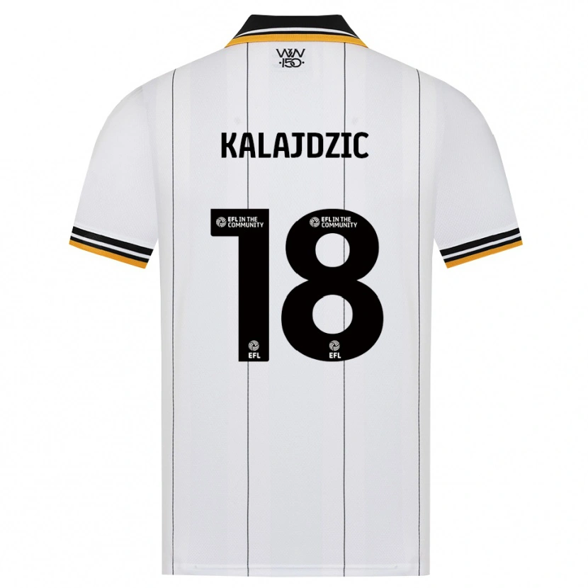 Danxen Kinderen Sasa Kalajdzic #18 Oranje Wit Zwart Uitshirt Uittenue 2026/27 T-Shirt België