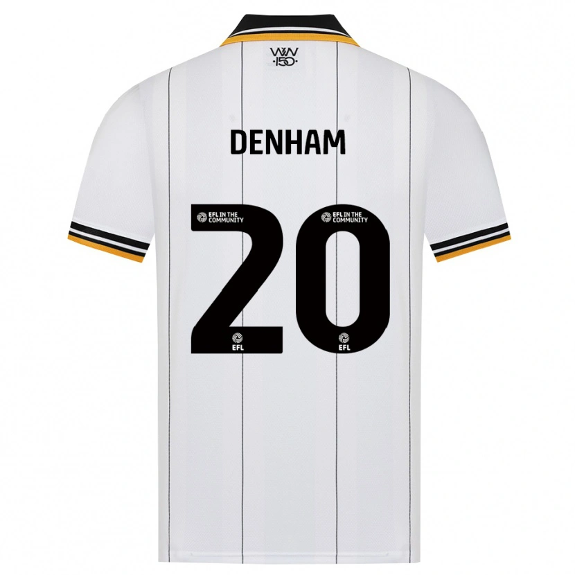 Danxen Kinderen Ania Denham #20 Oranje Wit Zwart Uitshirt Uittenue 2026/27 T-Shirt België