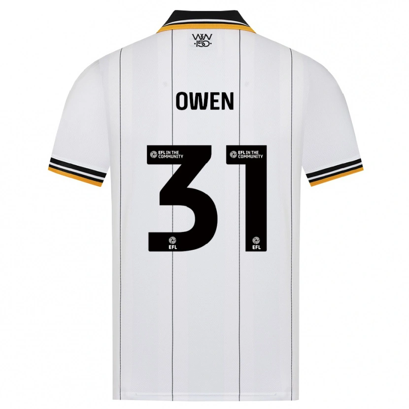 Danxen Kinderen Skye Owen #31 Oranje Wit Zwart Uitshirt Uittenue 2026/27 T-Shirt België