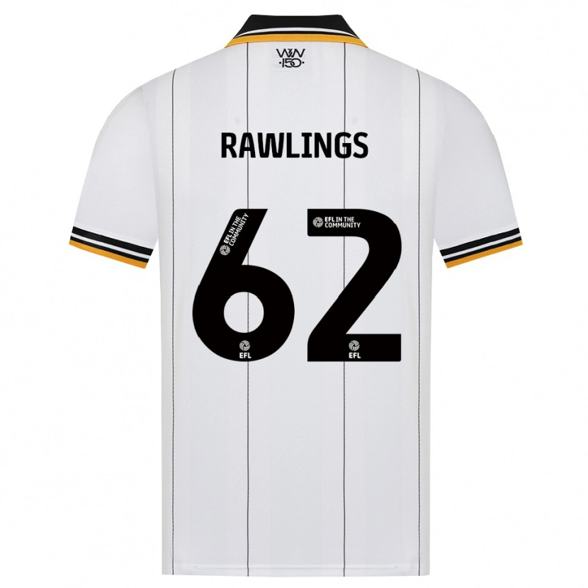Danxen Kinderen Luke Rawlings #62 Oranje Wit Zwart Uitshirt Uittenue 2026/27 T-Shirt België