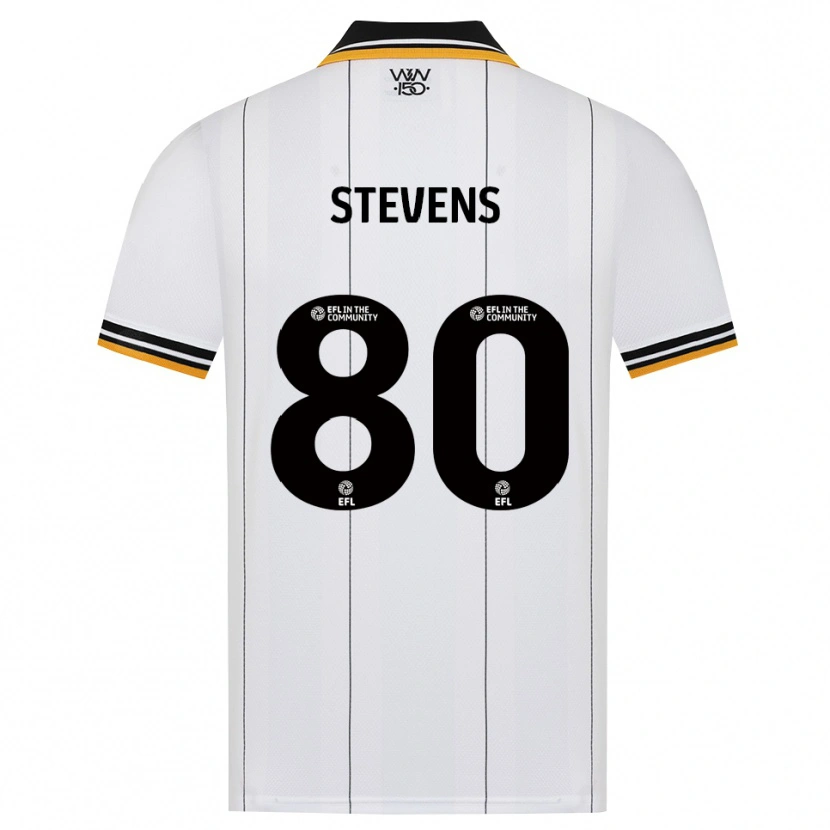 Danxen Kinderen Mason Stevens #80 Oranje Wit Zwart Uitshirt Uittenue 2026/27 T-Shirt België