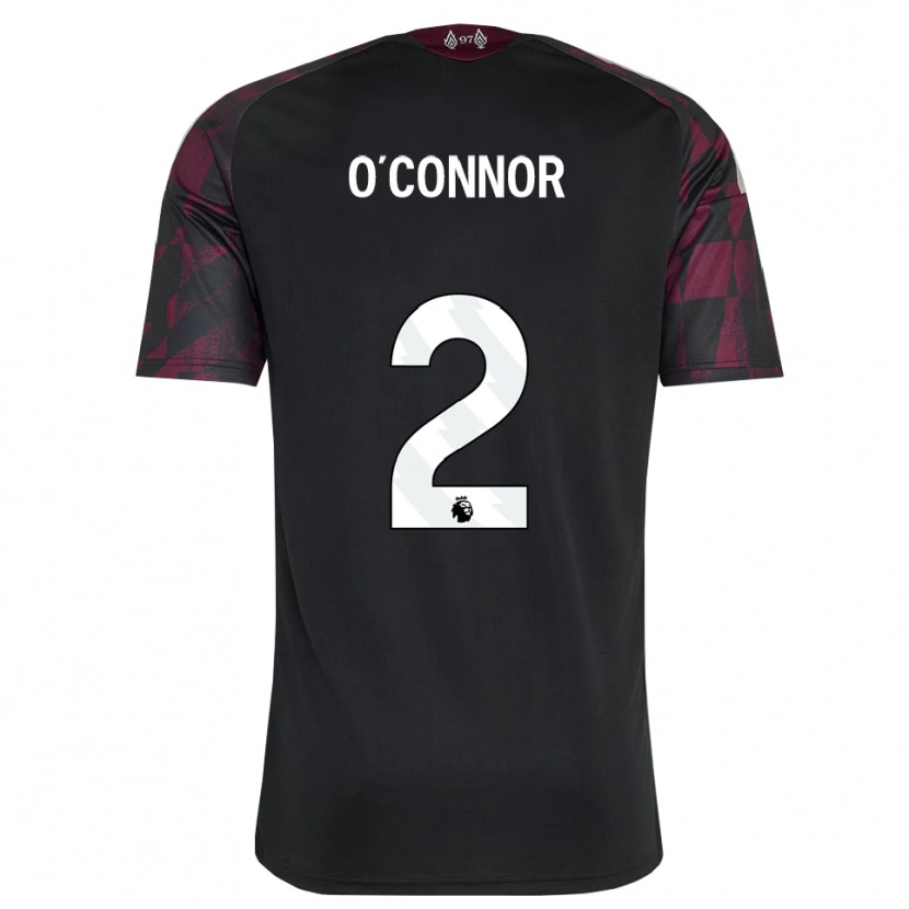 Danxen Kinderen Oliver O'connor #2 Zwart Wit Paars Thuisshirt Derde Tenue 2026/27 T-Shirt België