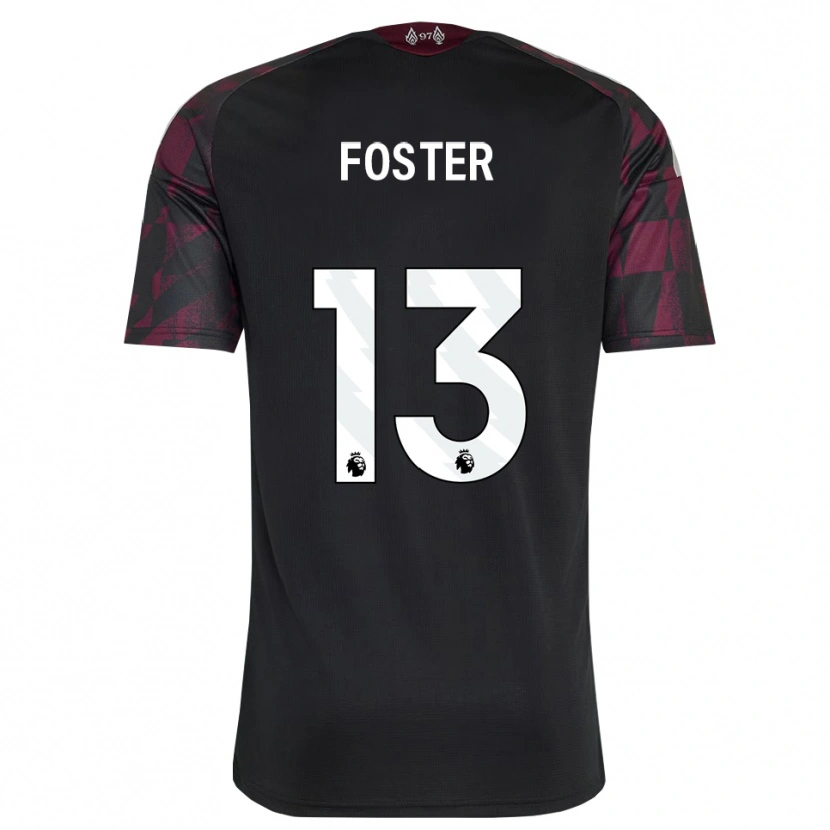 Danxen Kinderen Rylee Foster #13 Zwart Wit Paars Thuisshirt Derde Tenue 2026/27 T-Shirt België