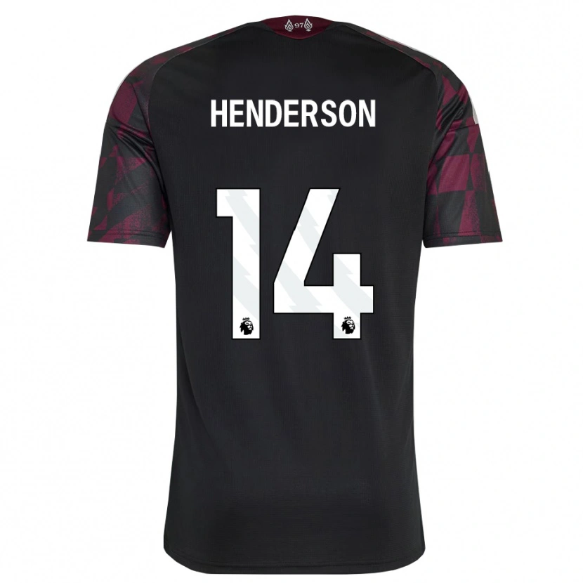 Danxen Kinderen Henderson #14 Zwart Wit Paars Thuisshirt Derde Tenue 2026/27 T-Shirt België