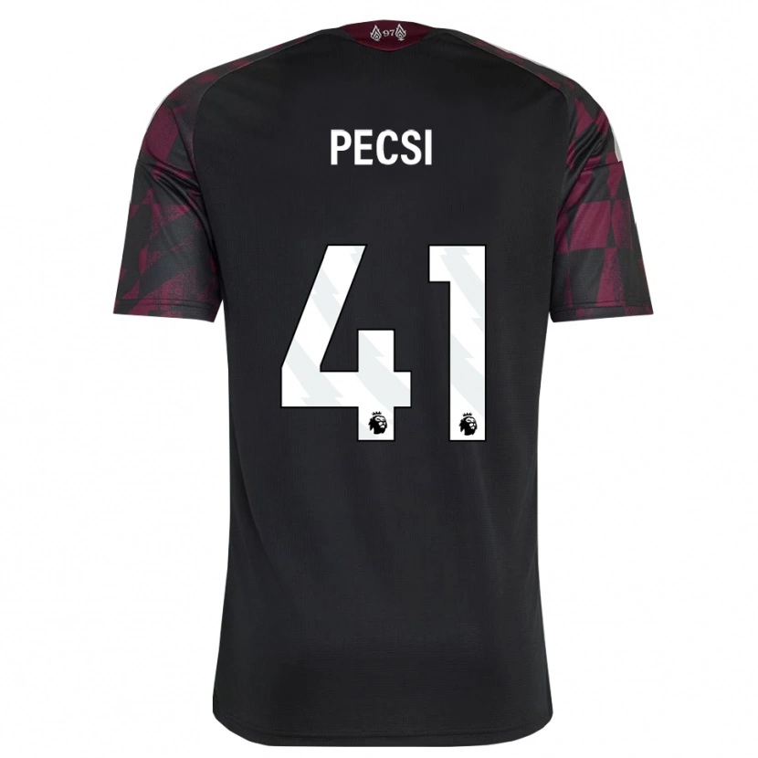 Danxen Kinderen Ármin Pécsi #41 Zwart Wit Paars Thuisshirt Derde Tenue 2026/27 T-Shirt België