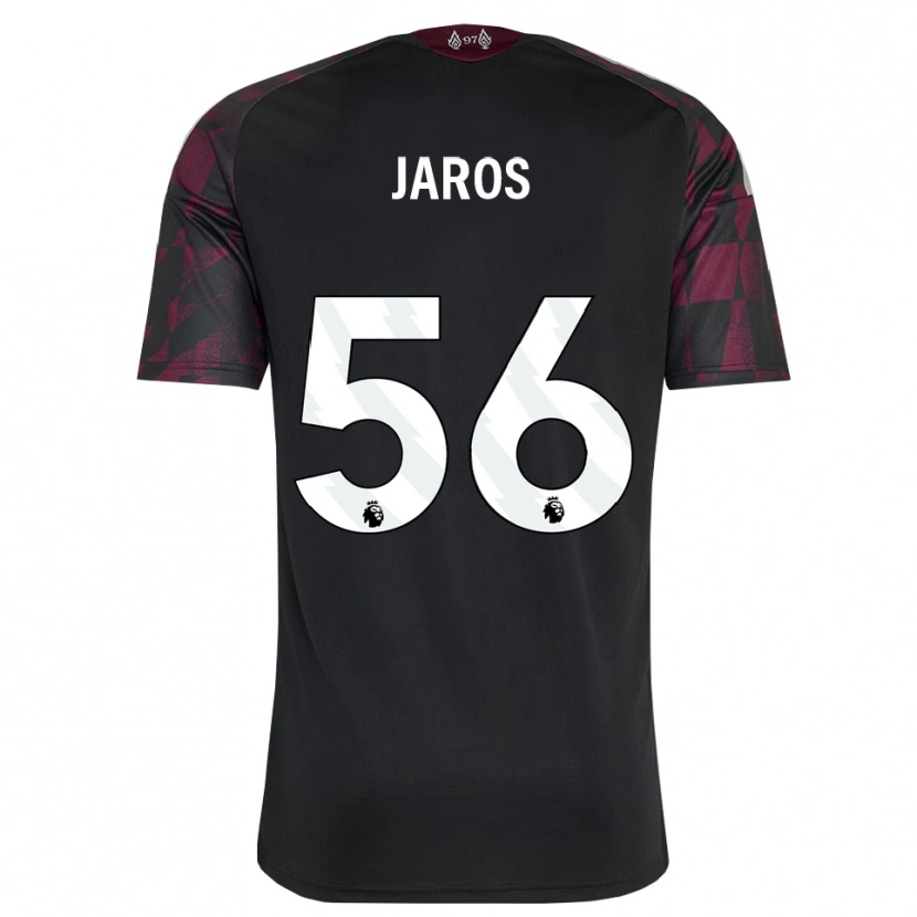 Danxen Kinderen Vitezslav Jaros #56 Zwart Wit Paars Thuisshirt Derde Tenue 2026/27 T-Shirt België