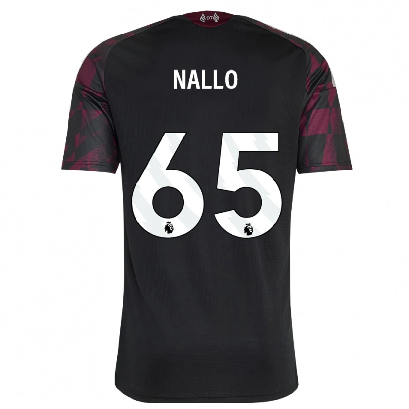 Danxen Kinderen Amara Nallo #65 Zwart Wit Paars Thuisshirt Derde Tenue 2026/27 T-Shirt België
