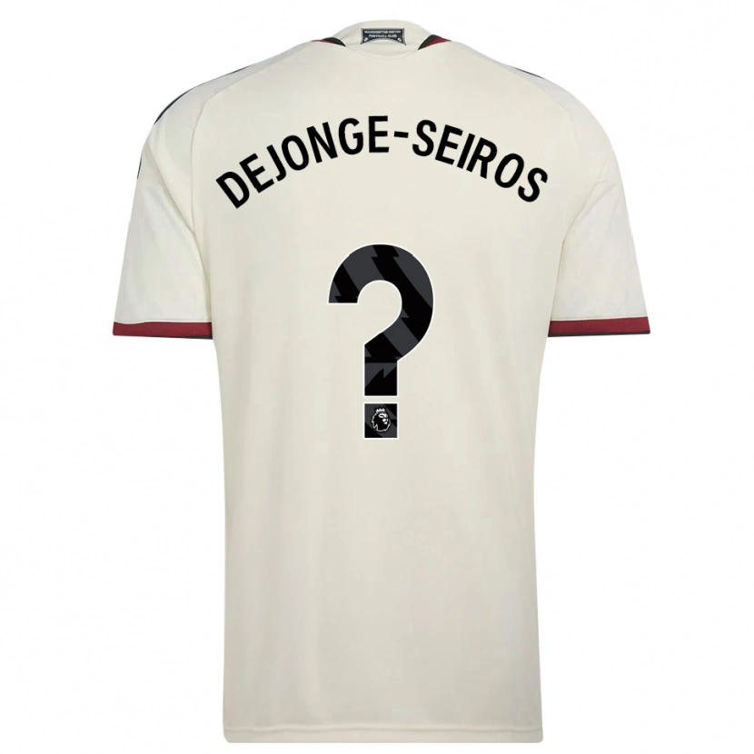 Danxen Kinderen Edson Dejonge-Seiros #0 Beige Zwart Rood Thuisshirt Derde Tenue 2026/27 T-Shirt België