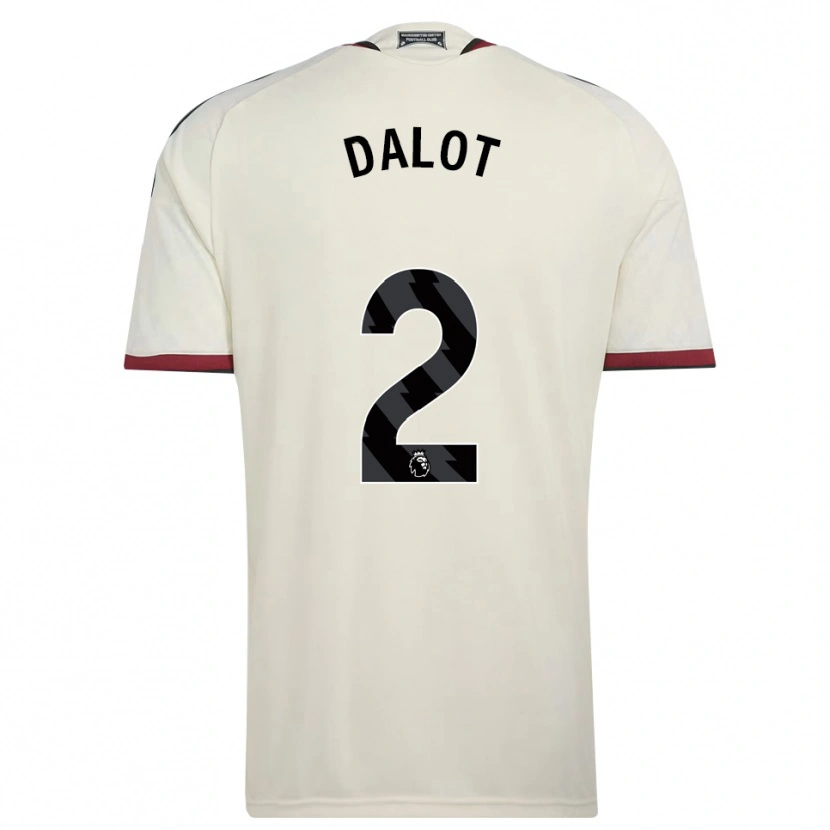 Danxen Kinderen Diogo Dalot #2 Beige Zwart Rood Thuisshirt Derde Tenue 2026/27 T-Shirt België