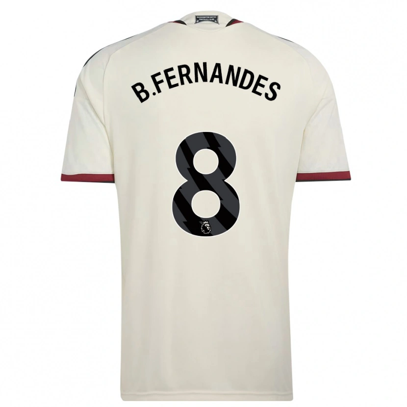 Danxen Kinderen Bruno Fernandes #8 Beige Zwart Rood Thuisshirt Derde Tenue 2026/27 T-Shirt België