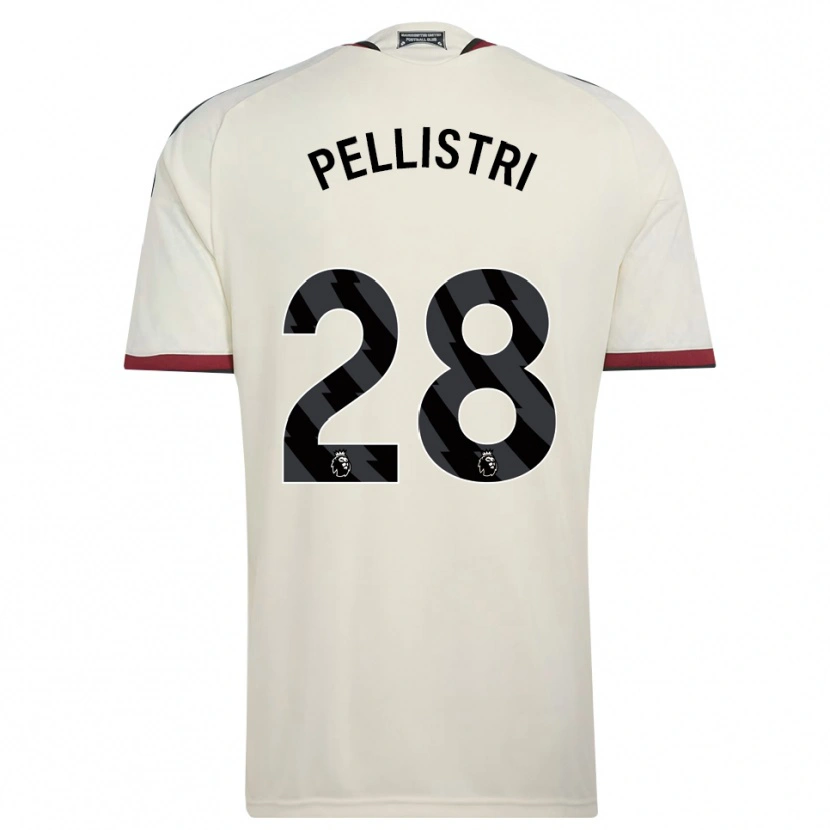 Danxen Kinderen Facundo Pellistri #28 Beige Zwart Rood Thuisshirt Derde Tenue 2026/27 T-Shirt België