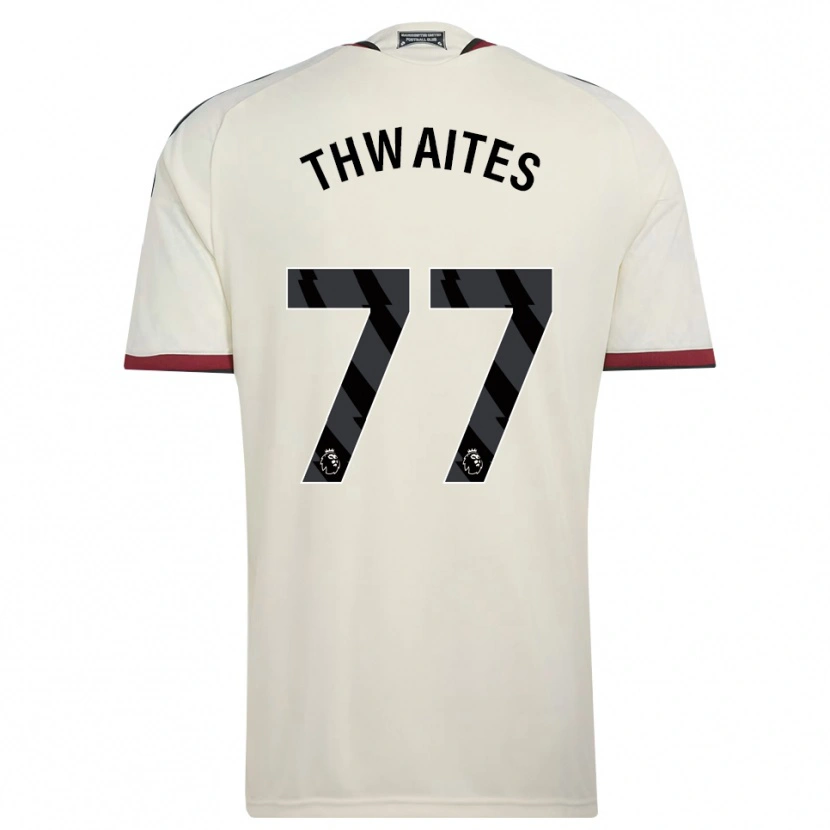 Danxen Kinderen Jim Thwaites #77 Beige Zwart Rood Thuisshirt Derde Tenue 2026/27 T-Shirt België