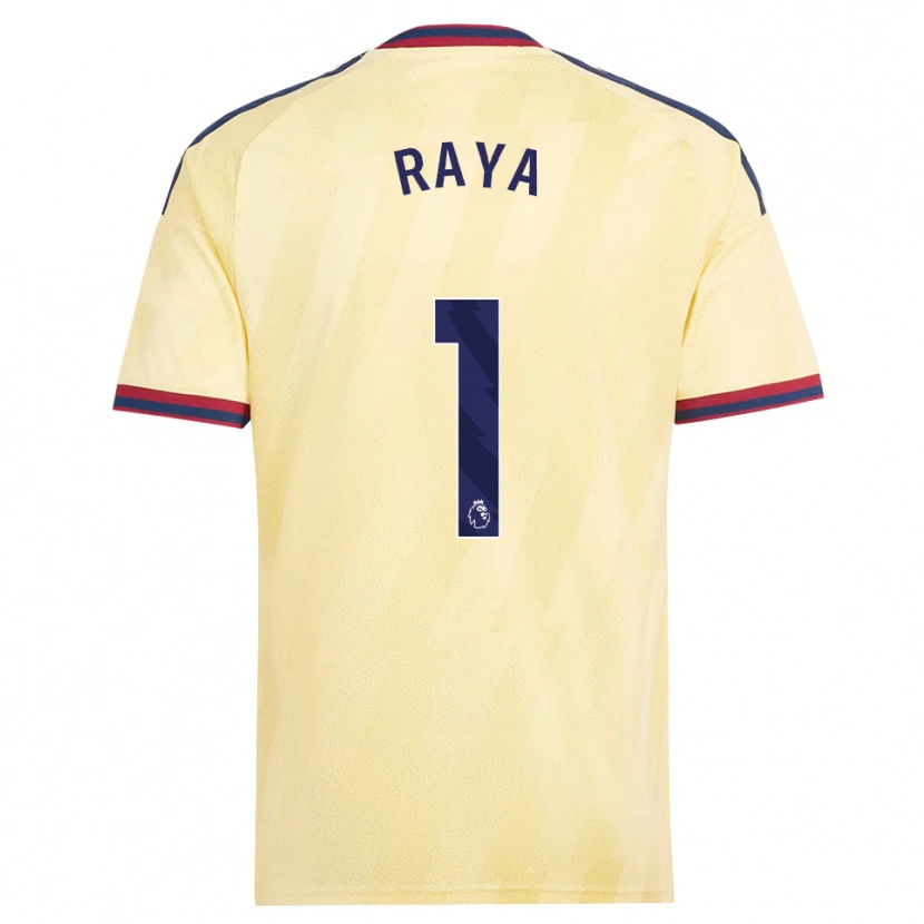 Danxen Kinderen David Raya #1 Licht Geel Middernachtblauw Thuisshirt Derde Tenue 2026/27 T-Shirt België