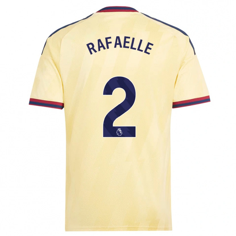 Danxen Kinderen Rafaelle Souza #2 Licht Geel Middernachtblauw Thuisshirt Derde Tenue 2026/27 T-Shirt België