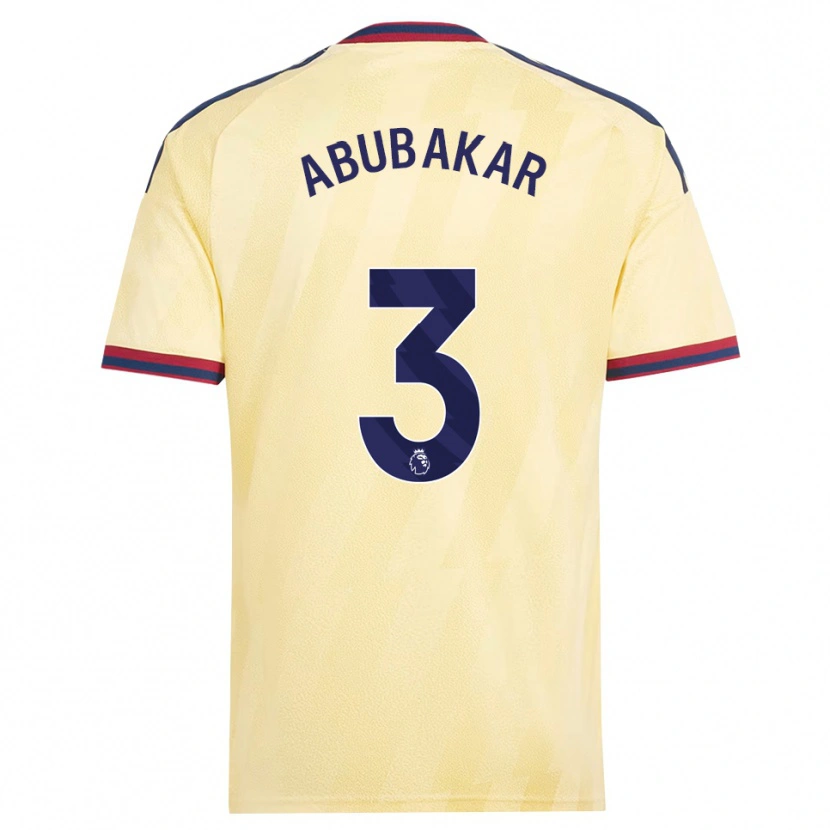 Danxen Kinderen Hakeem Abubakar #3 Licht Geel Middernachtblauw Thuisshirt Derde Tenue 2026/27 T-Shirt België