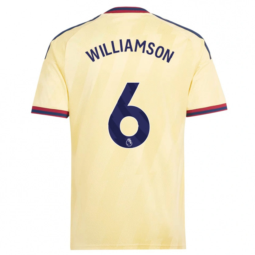 Danxen Kinderen Leah Williamson #6 Licht Geel Middernachtblauw Thuisshirt Derde Tenue 2026/27 T-Shirt België