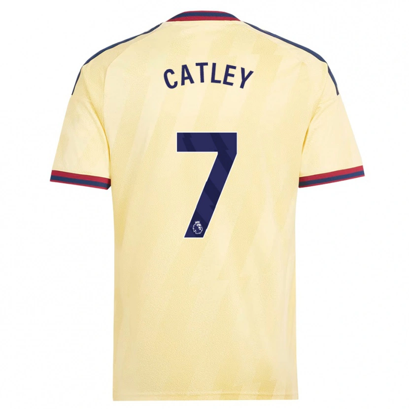 Danxen Kinderen Stephanie Catley #7 Licht Geel Middernachtblauw Thuisshirt Derde Tenue 2026/27 T-Shirt België