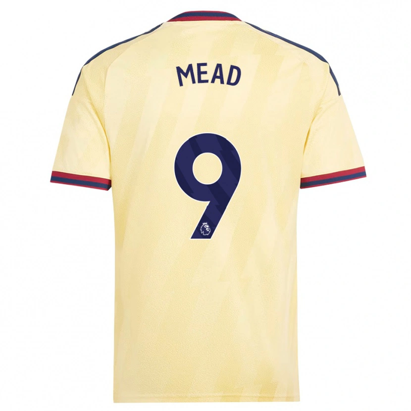 Danxen Kinderen Beth Mead #9 Licht Geel Middernachtblauw Thuisshirt Derde Tenue 2026/27 T-Shirt België