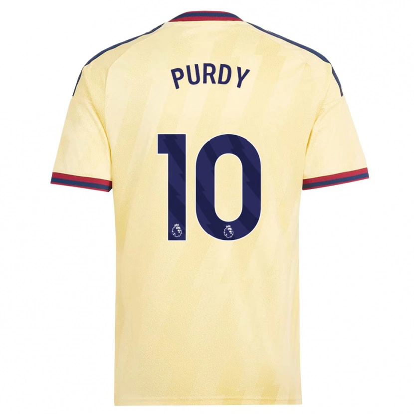 Danxen Kinderen Charlie Purdy #10 Licht Geel Middernachtblauw Thuisshirt Derde Tenue 2026/27 T-Shirt België