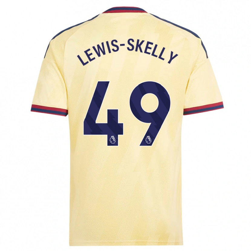 Danxen Kinderen Myles Lewis-Skelly #49 Licht Geel Middernachtblauw Thuisshirt Derde Tenue 2026/27 T-Shirt België
