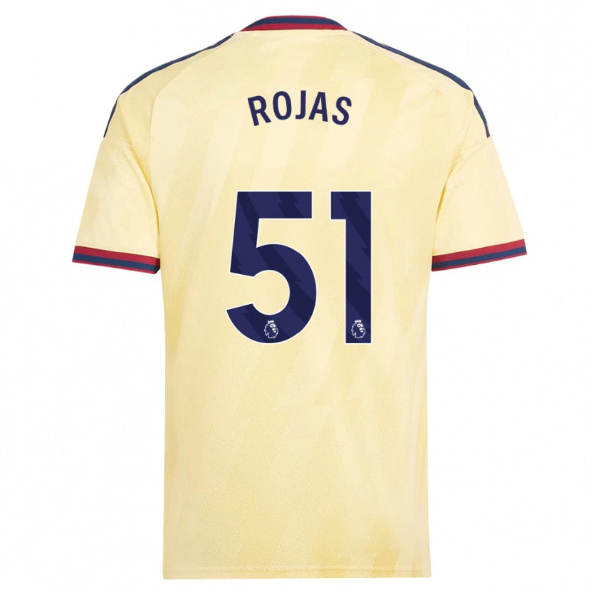 Danxen Kinderen Alexei Rojas #51 Licht Geel Middernachtblauw Thuisshirt Derde Tenue 2026/27 T-Shirt België