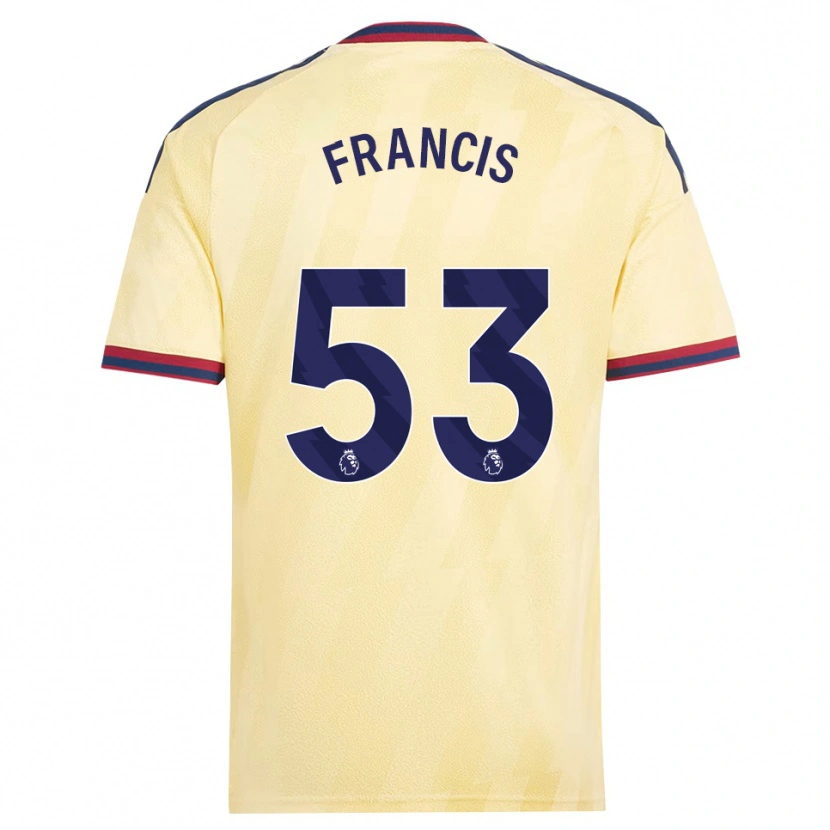 Danxen Kinderen Jack Henry Francis #53 Licht Geel Middernachtblauw Thuisshirt Derde Tenue 2026/27 T-Shirt België