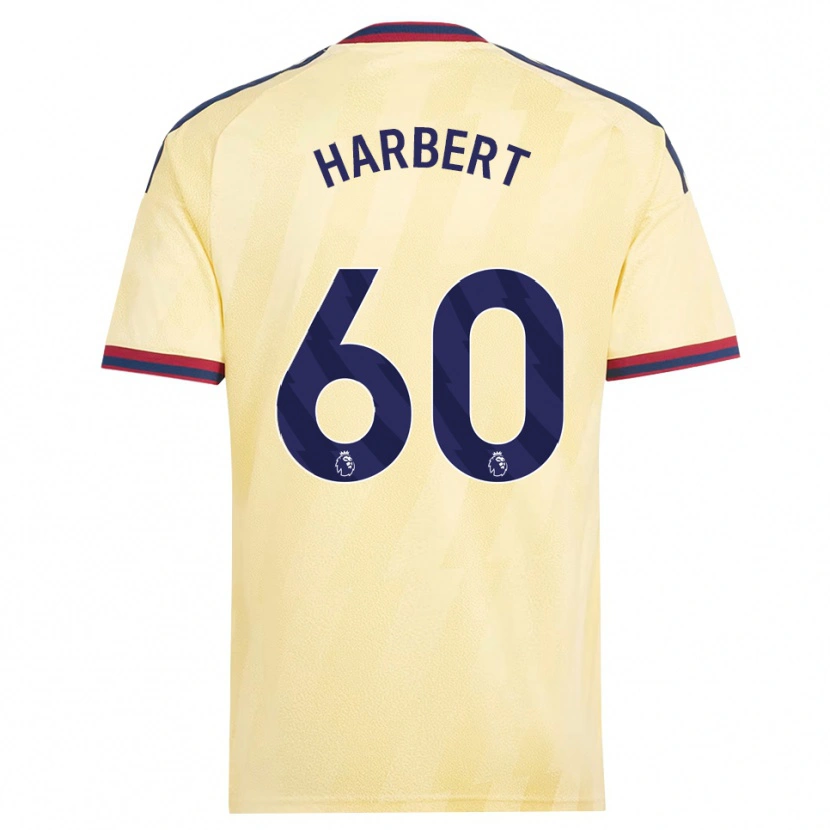 Danxen Kinderen Laila Harbert #60 Licht Geel Middernachtblauw Thuisshirt Derde Tenue 2026/27 T-Shirt België