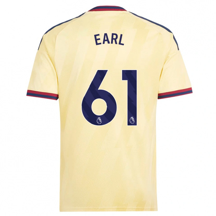 Danxen Kinderen Madison Earl #61 Licht Geel Middernachtblauw Thuisshirt Derde Tenue 2026/27 T-Shirt België